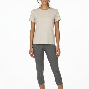 Fabletics charcoal capris size large